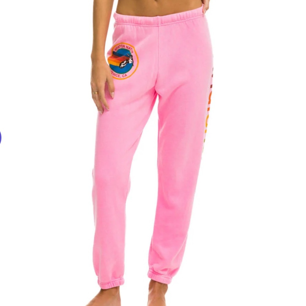 Aviator Nation Pink Sweatpants